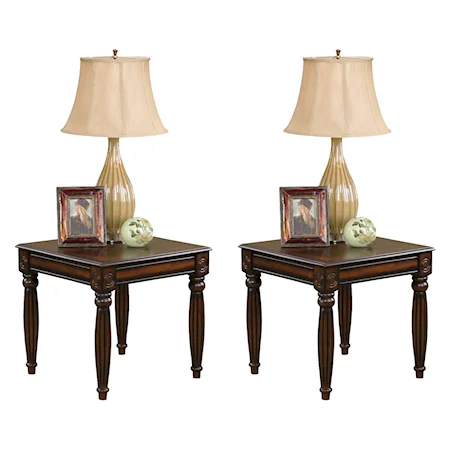 2 Pack End Table for use in Elegant Living Rooms